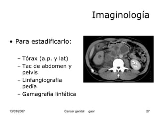 Cáncer Genital
