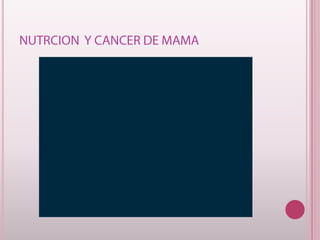 Cáncer de mama