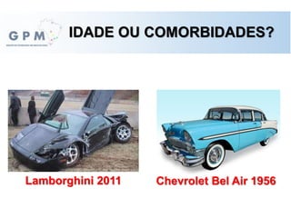 IDADE OU COMORBIDADES?
Lamborghini 2011 Chevrolet Bel Air 1956
 