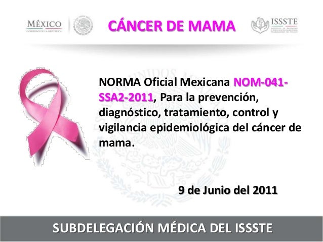 Cáncer de mama octubre 2013