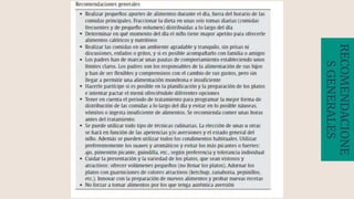 RECOMENDACIONE
S
GENERALES
 