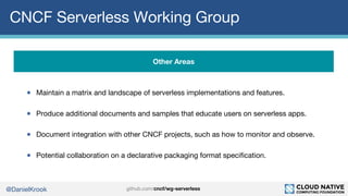 The CNCF on Serverless