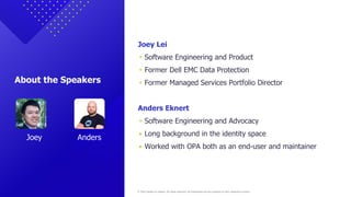 © 2022 Kasten by Veeam. All rights reserved. All trademarks are the property of their respective owners.
Joey Lei
• Softwa...