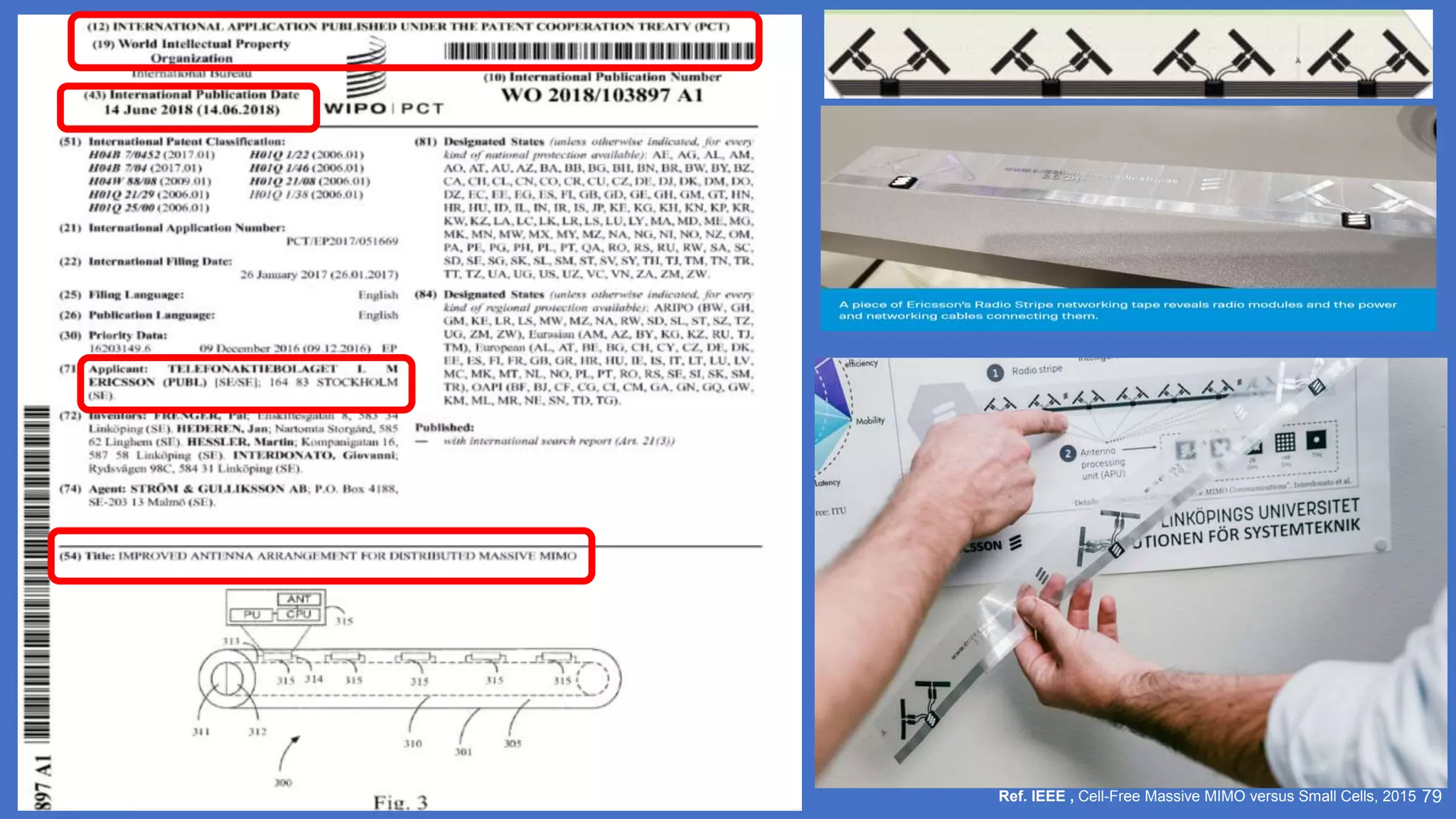 79
Ref. IEEE , Cell-Free Massive MIMO versus Small Cells, 2015
 