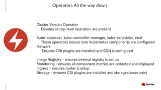 Operators All the way down
 