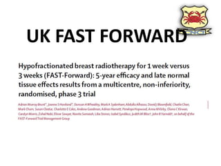 Evolution of Hypofractionated Radiotherapy in Breast Cancer | PPTX