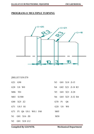 Cnc lab manual | PDF