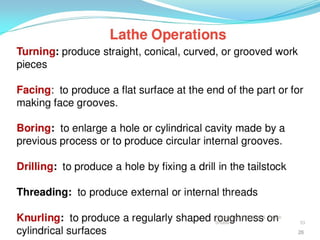 CNC Lathe Operating & Programming | PPT