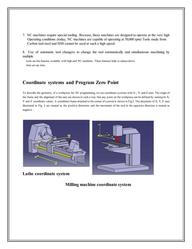 Cnc machine report PDF