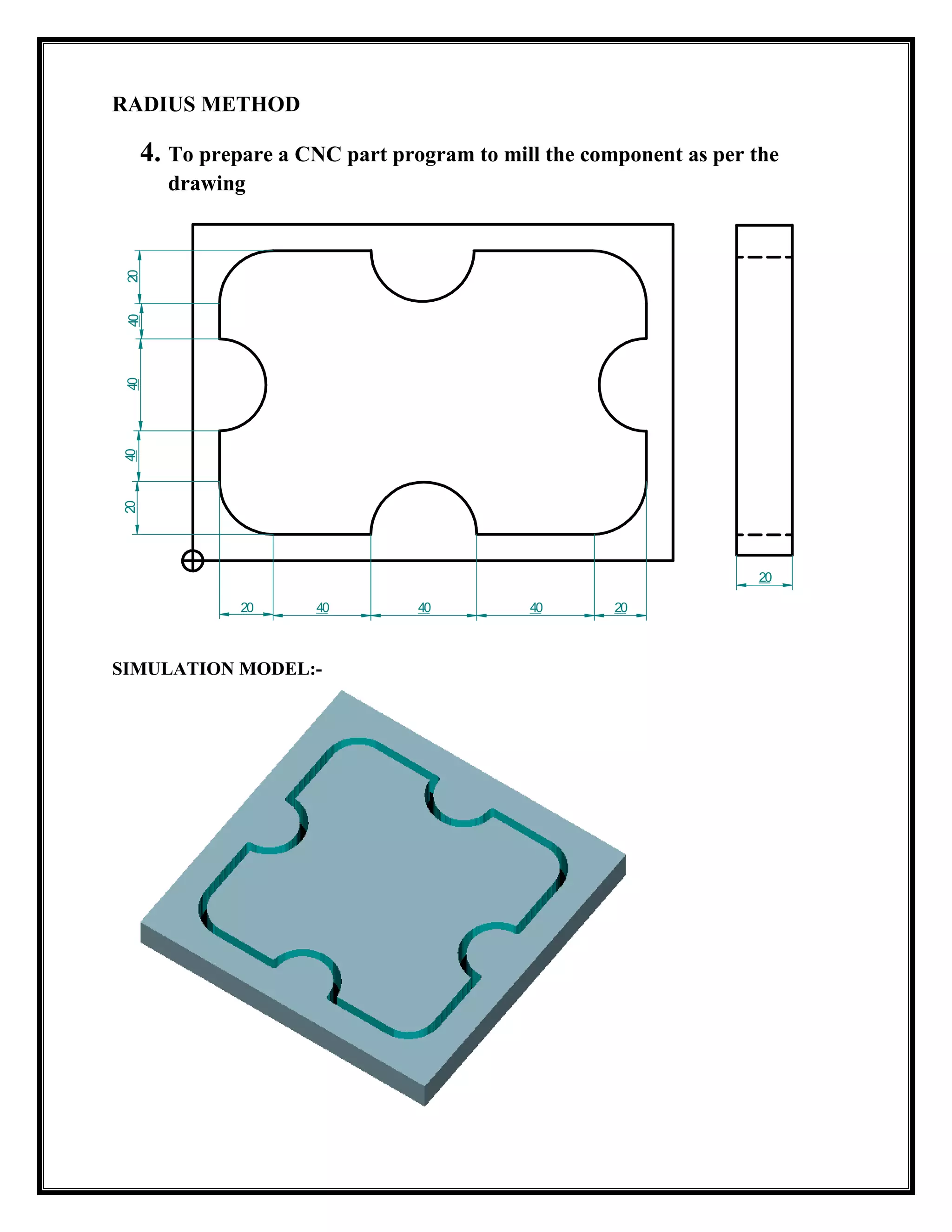 Cnc milling programs | PDF