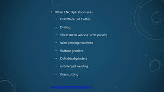 CNC Notes in mechanical engineering internship | PDF