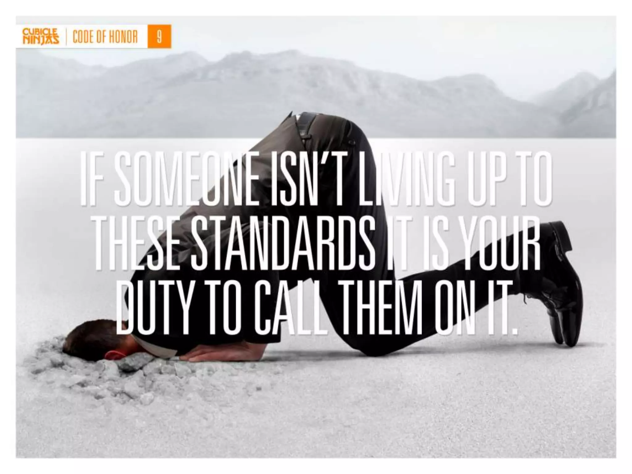 Cubicle Ninjas' Code of Honor