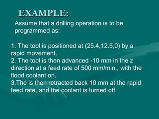 Cnc part programming 4 unit | PPT
