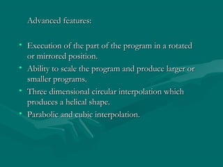 Cnc part programming 4 unit | PPT
