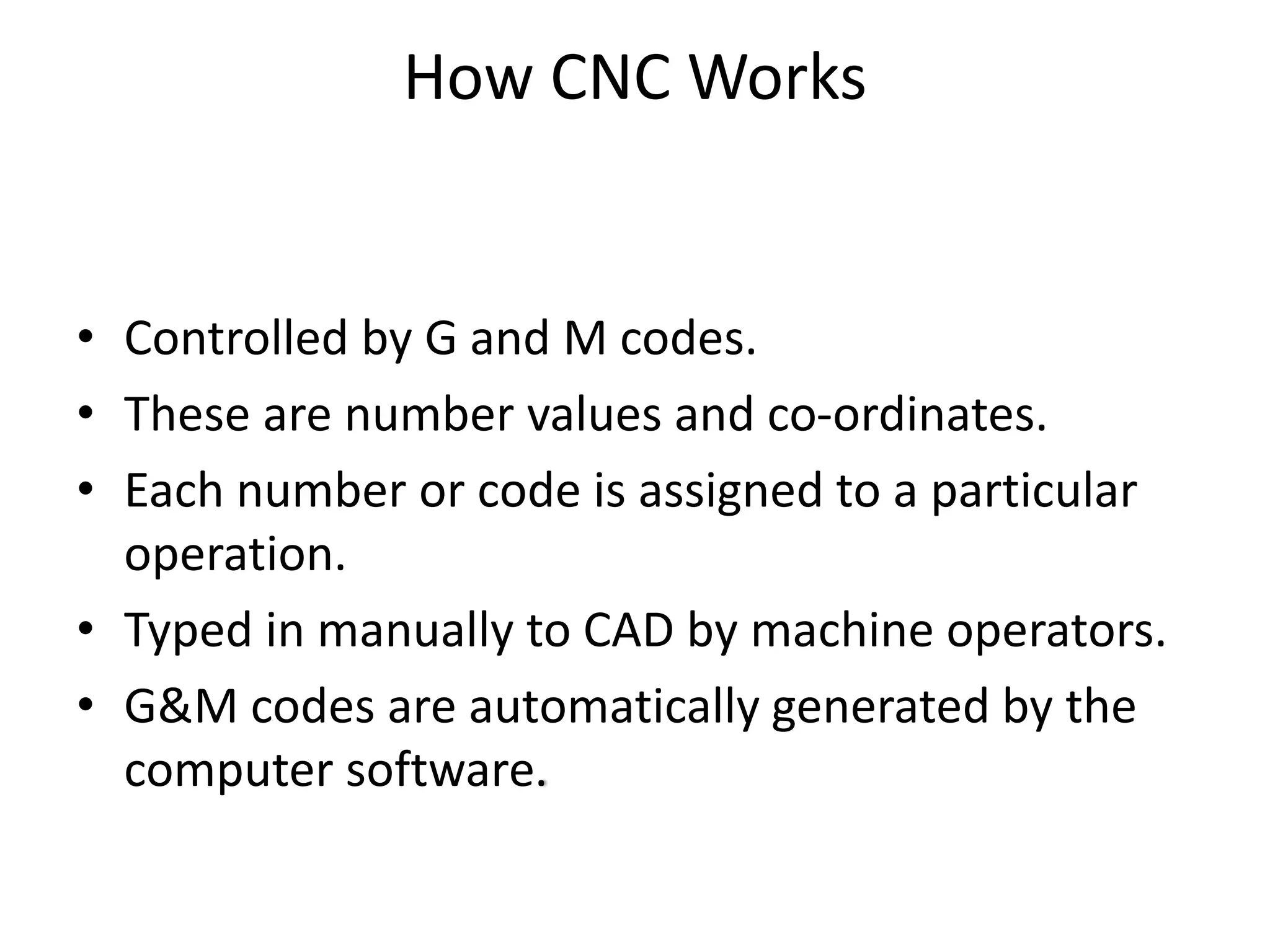 CNC part programming