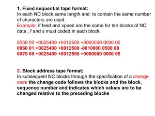 CNC part programming | PPTX