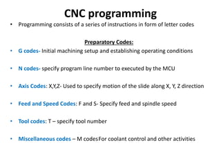 CNC part programming | PPT
