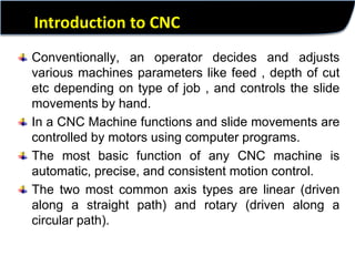 Cnc programming | PPTX