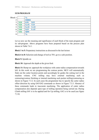 Cnc programming | PDF