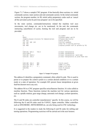 Cnc programming | PDF