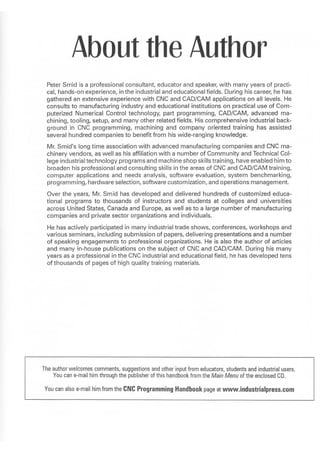 Cnc programming handbook - Peter Schmid