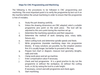 Cnc program writing | PPTX
