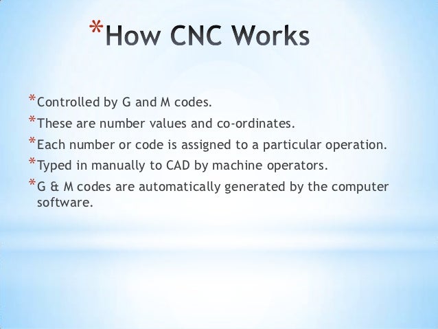 cnc seminar how cnc works