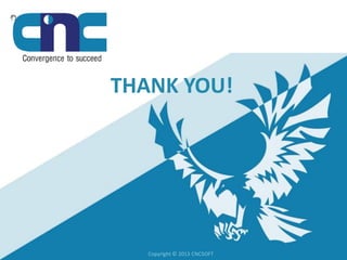 Copyright © 2013 CNCSOFT
THANK YOU!
 