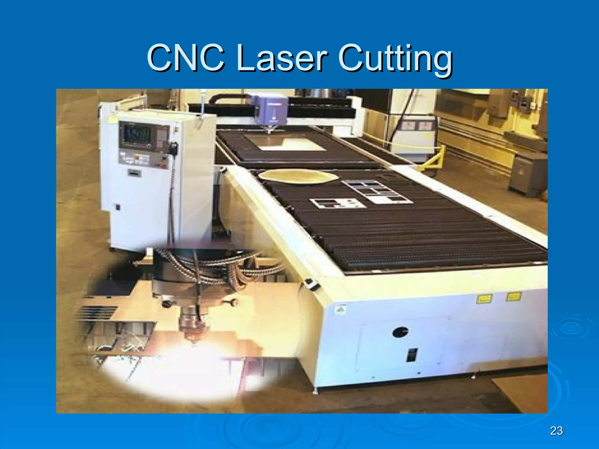 CNC Laser Cutting




                    23
 