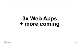 3x Web Apps
+ more coming
48
 
