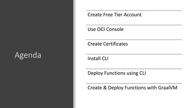 OCI Oracle Functions Deployment | PPT
