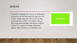 Component used in data communication | PPTX