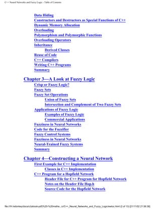 C++ neural networks and fuzzy logic | PDF