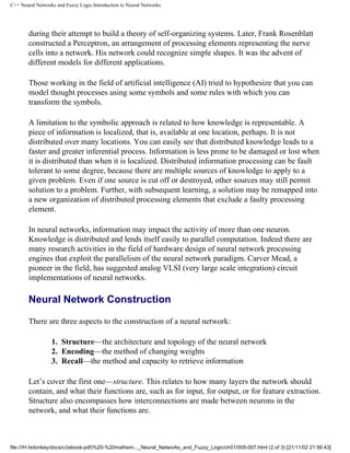C++ neural networks and fuzzy logic | PDF