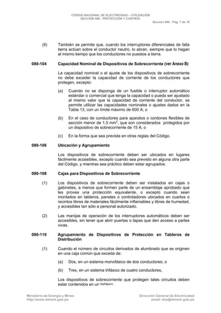 CNE Utilización 2006