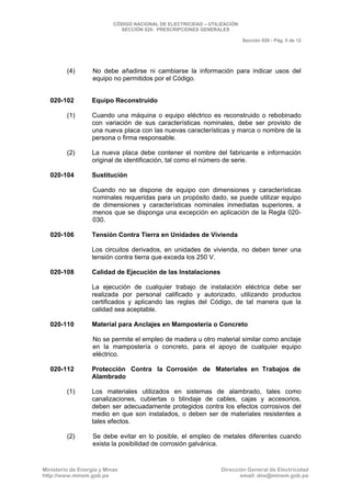 CNE Utilización 2006