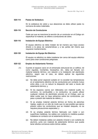 CNE Utilización 2006