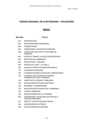 CNE Utilización 2006