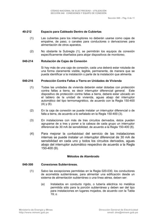 CNE Utilización 2006