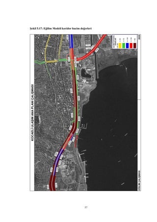 57
Şekil 5.17: Eğilim Modeli koridor hacim değerleri
 