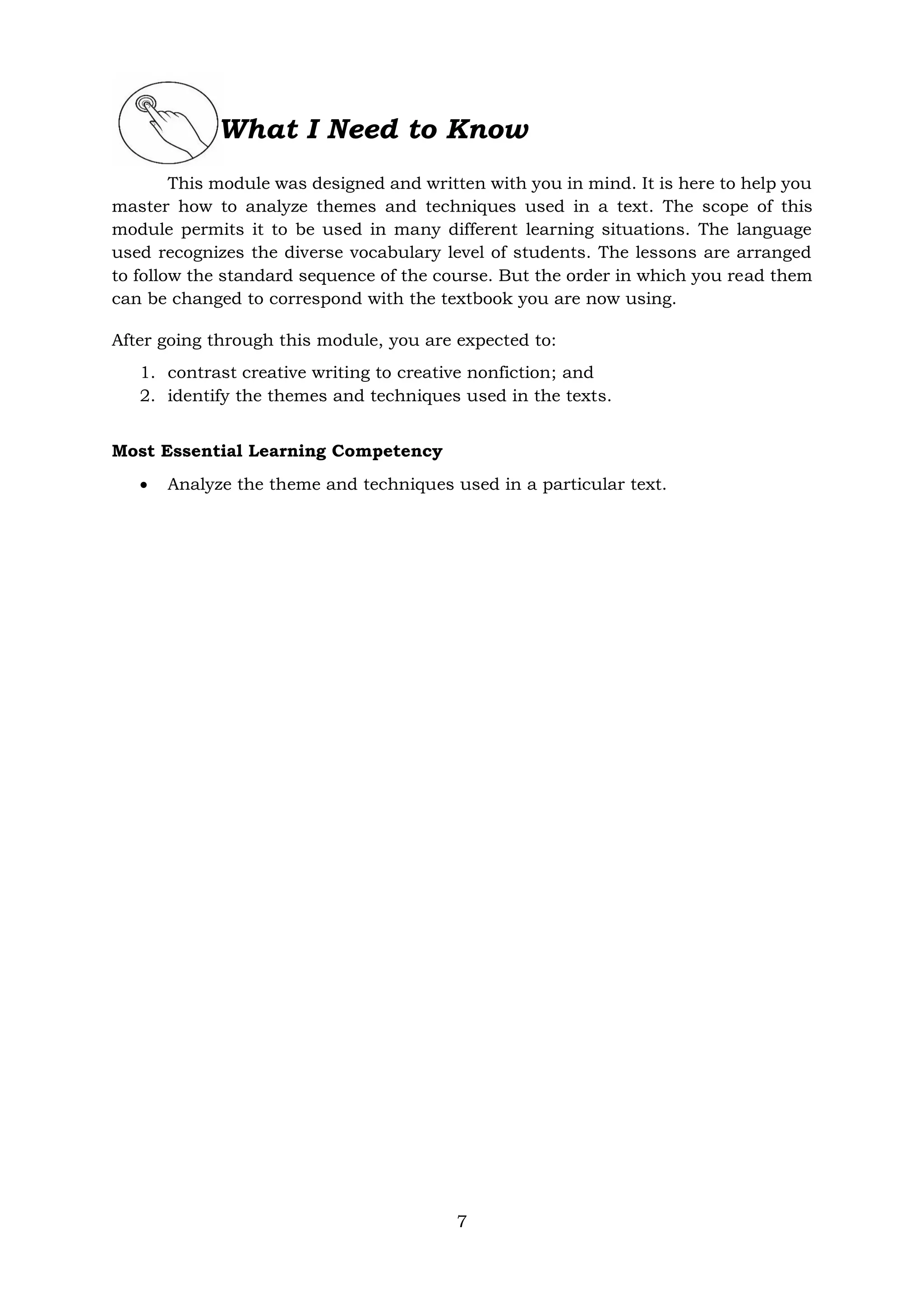 Creative Nonfiction Module 1 Pdf