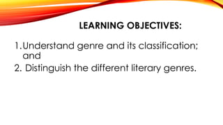 Lesson 1 Introduction to Literary Genres.pptx