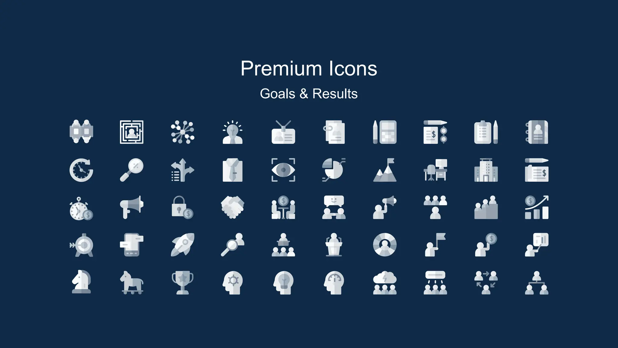 Goals & Results
Premium Icons
 
