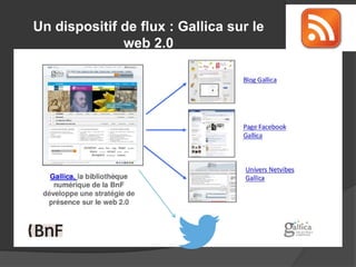Un dispositif de flux : Gallica sur le web 2.0  