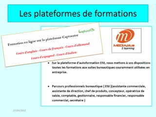 Les plateformes de formations




27/03/2012
 