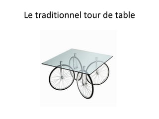 Le traditionnel tour de table 