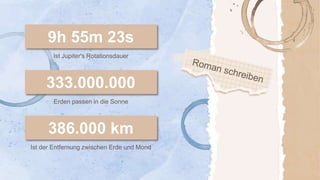 9h 55m 23s
Ist Jupiter's Rotationsdauer
333.000.000
Erden passen in die Sonne
386.000 km
Ist der Entfernung zwischen Erde und Mond
 
