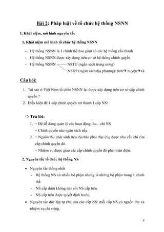 Bài 2 Hệ thống tài chính