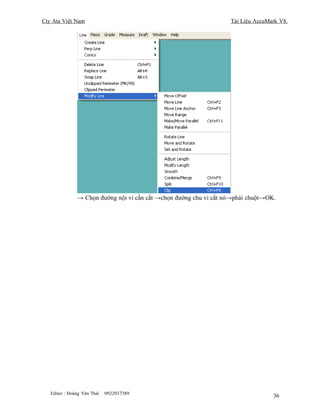 [Công nghệ may] tài liệu hướng dẫn sử dụng phần mềm accumark | DOC
