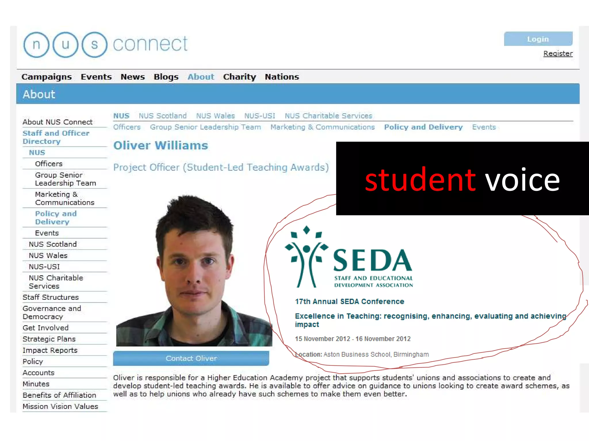 student voice

 